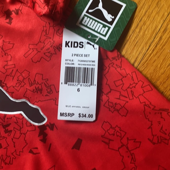 Puma size 6 boys 2 piece outfit - Picture 4 of 6